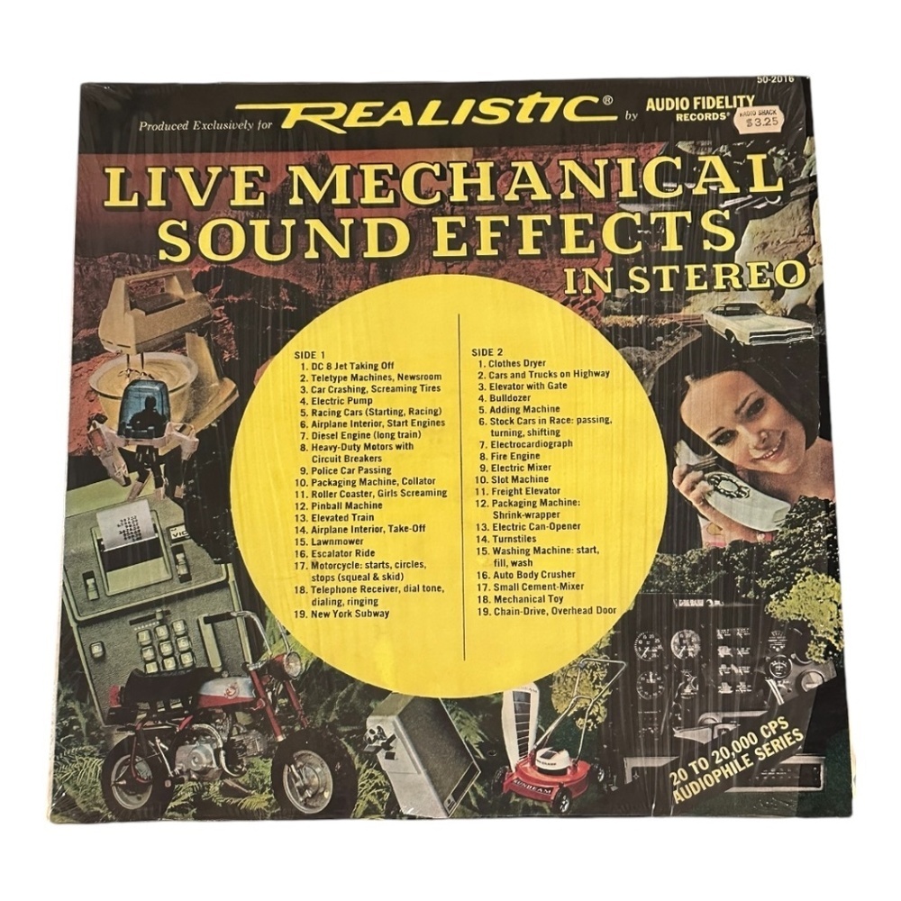 Realistic Live Mechanical Sounds Vinyl